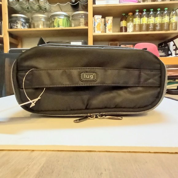 lug Bags Lug Dolly Cosmetic Case In Black Rainbow Stitch Poshmark